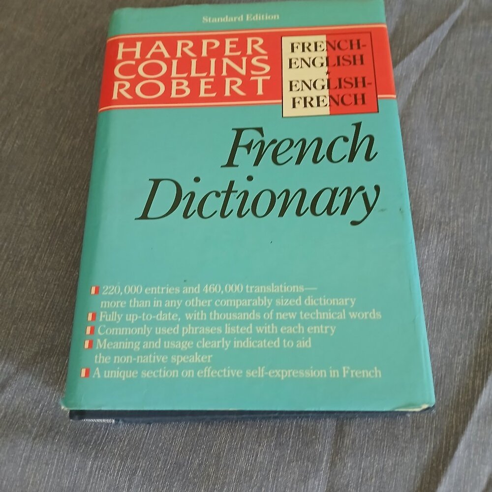 Harper Collins Robert French Dictionary Used
